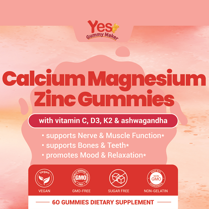 Calcium Magnesium Zinc Gummies 