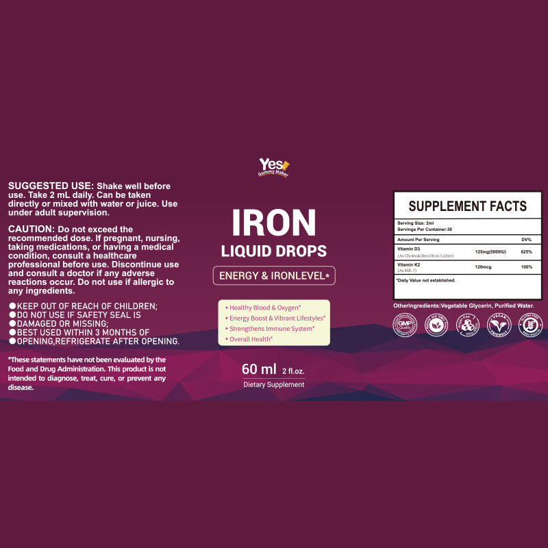 Iron Liquid Drops